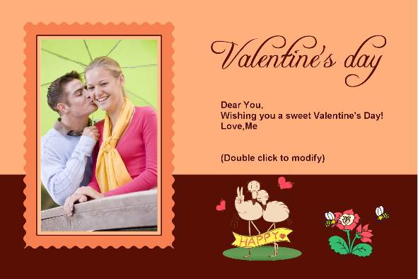 Love & Romantic templates photo templates Valentines Day Cards (6)